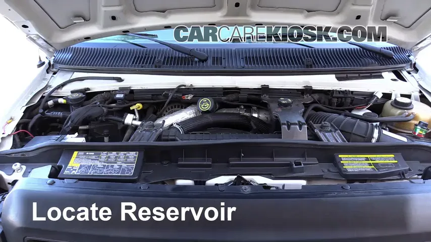 2008 Ford E-350 Super Duty 6.0L V8 Turbo Diesel Extended Cargo Van (3 Door) Liquide essuie-glace